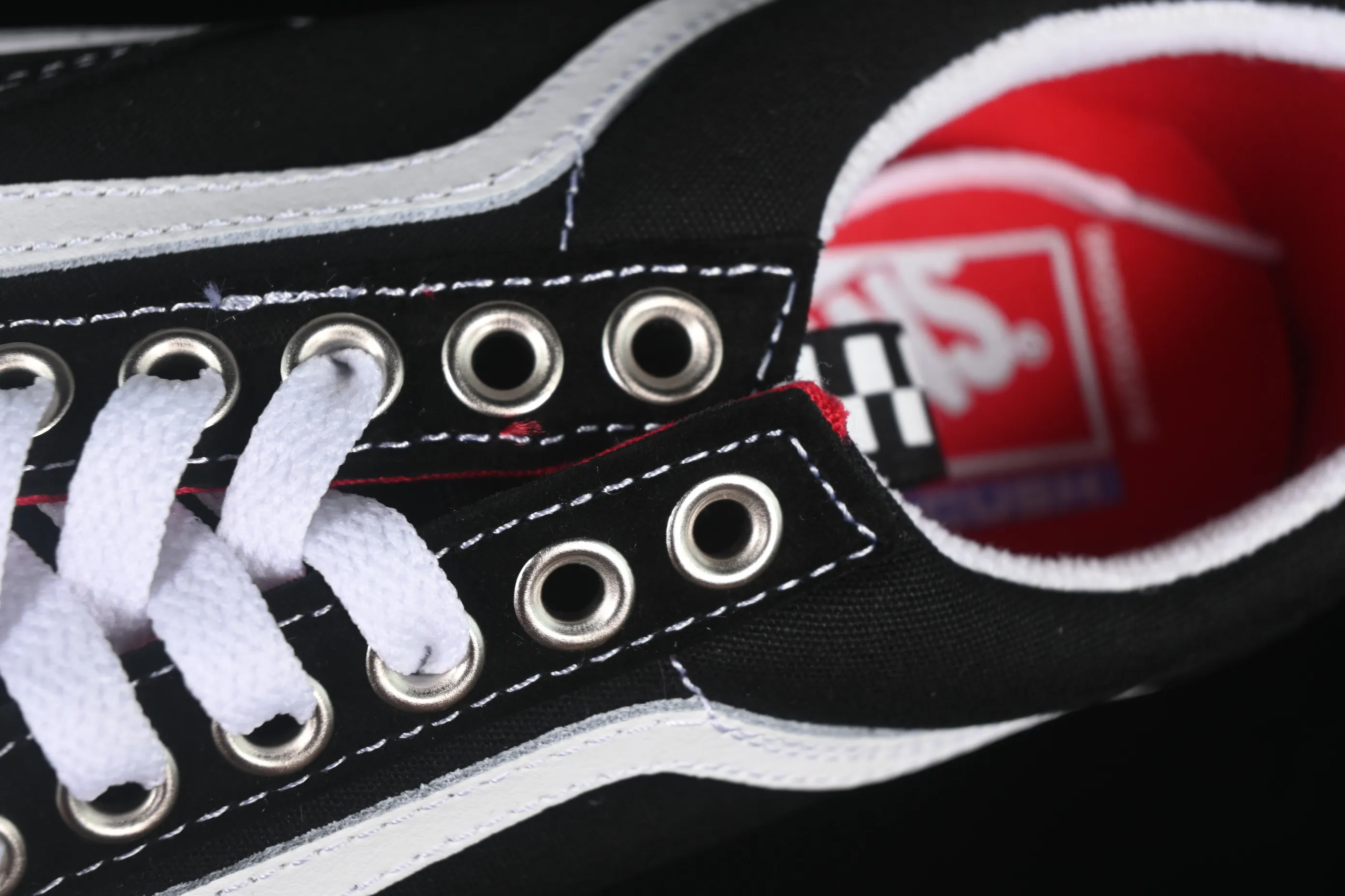 All categories Vans Vans series Vans Low Vans low-top Vans Old Skool Pro Vans official black and white comfortable and versatile casual skate shoes VN0A45JB3K1